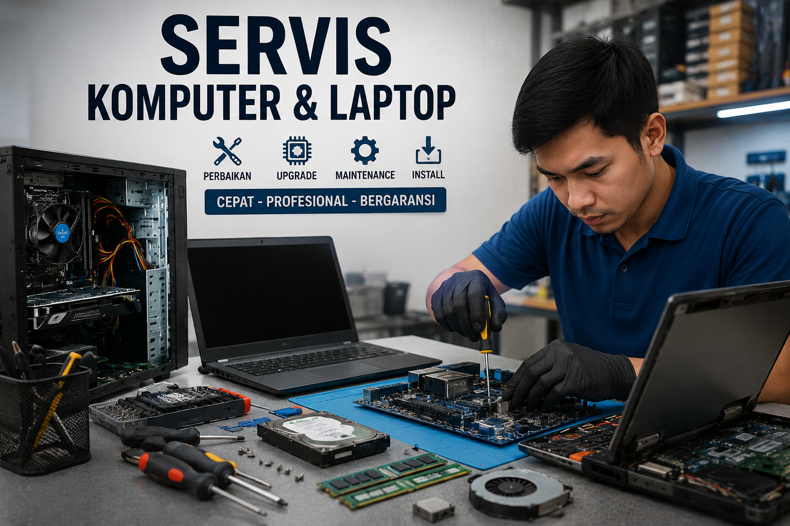 Foto Servis Komputer & Laptop